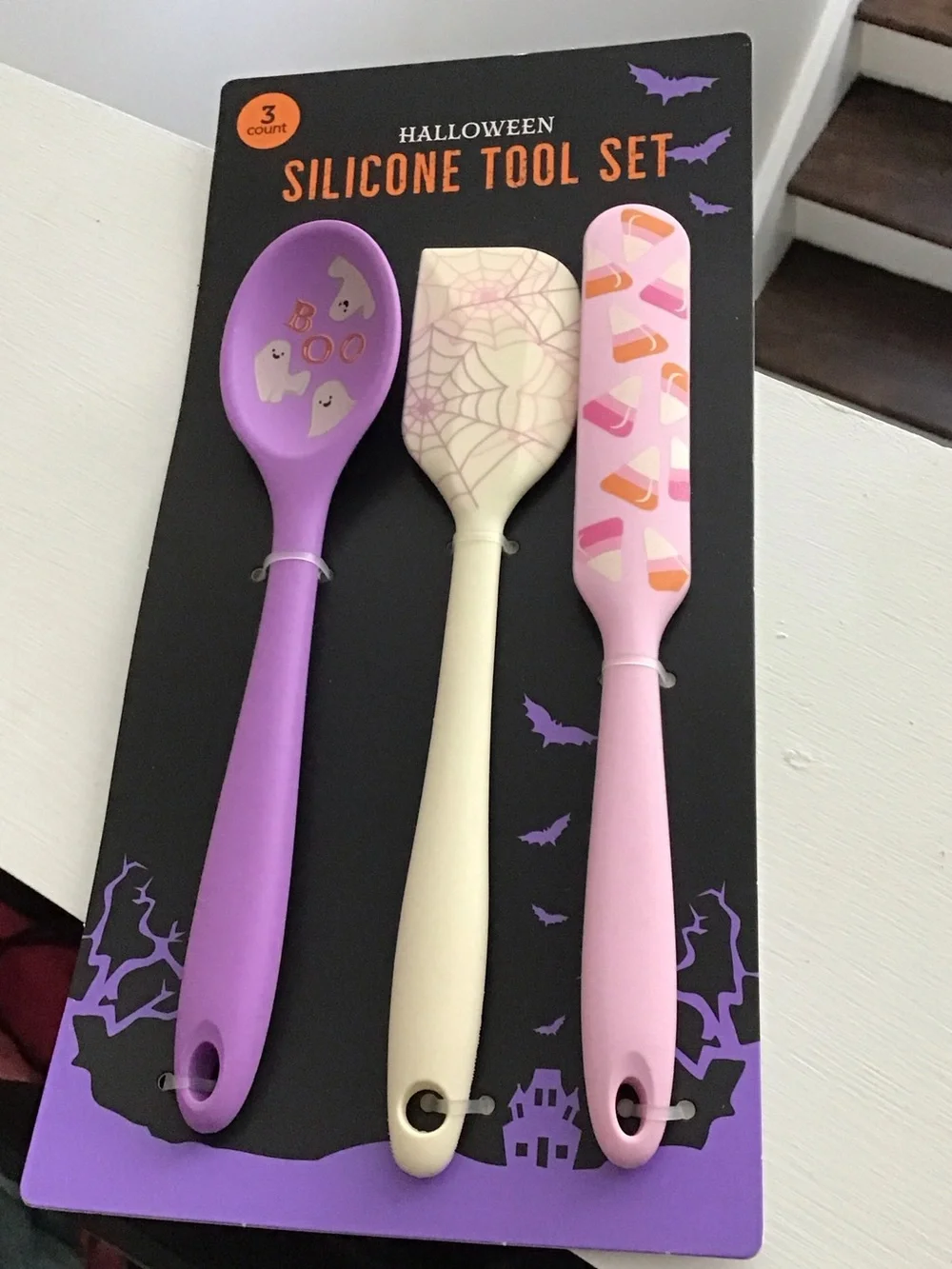 Halloween Silicone Tool Set - Purple, Cream, Pink